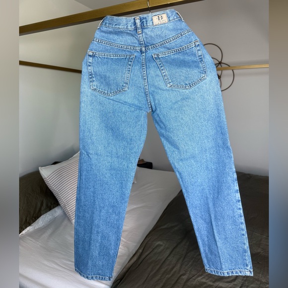Vtg Element Petite Sophisticate Straight Leg Jeans 0S Blue Denim High Waist Mom - Picture 2 of 9
